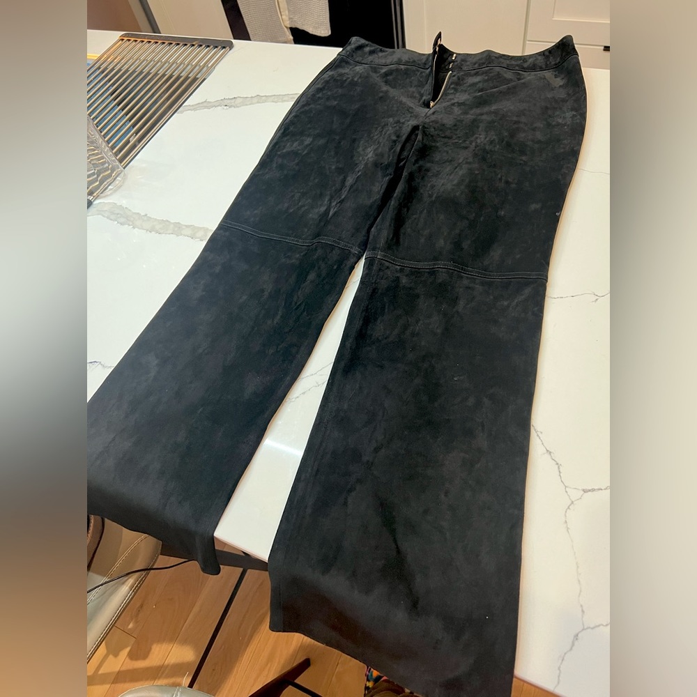 Kate Hill 14P SUEDE (100% LEATHER) Pants